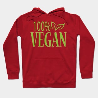 100% Vegan Design Hoodie